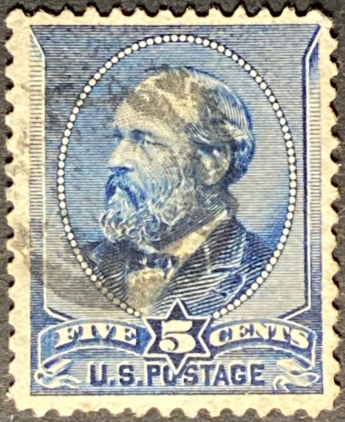 Scott #A56 - 5 Cents Indigo James A. Garfield