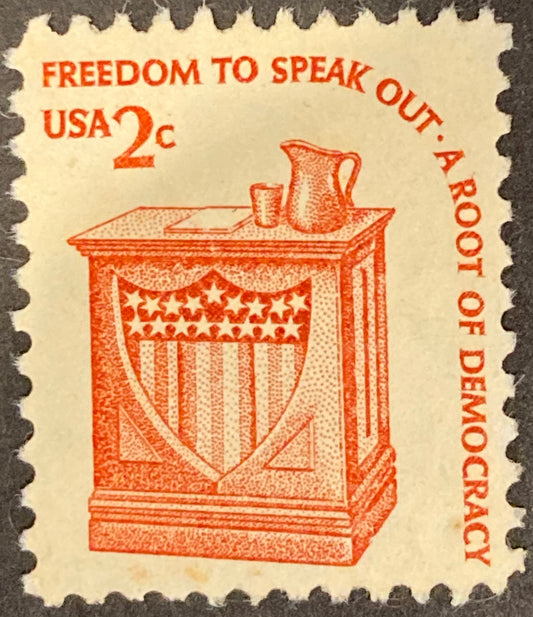 2 Cents USA Freedom to speak out - A root of democracy