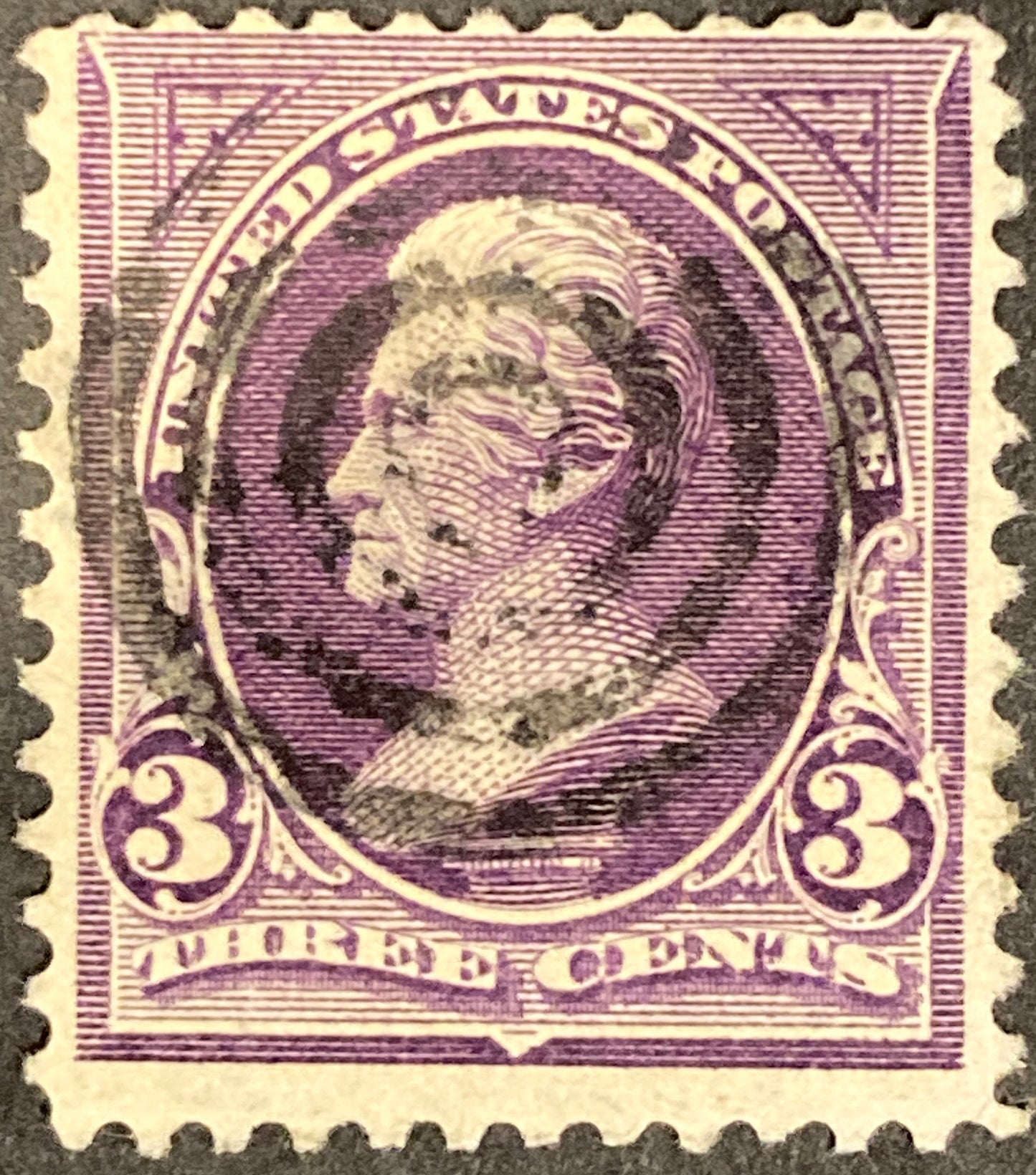 Scott #A62 - 3 cents Andrew Jackson Purple Stamp