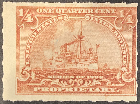 1898 1/4 cent USA Proprietary Stamp Inter Revenue