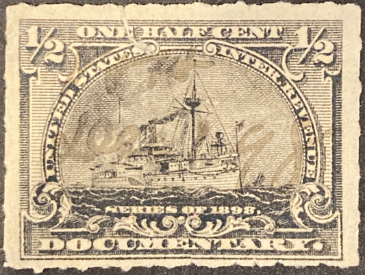 1898 1/2 cent USA Documentary Stamp Inter Revenue