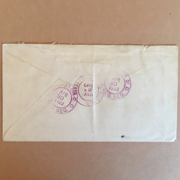 April 30th, 1929 - US American Cover With Stamps