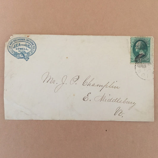 USA Cover with a 3 Cents Green