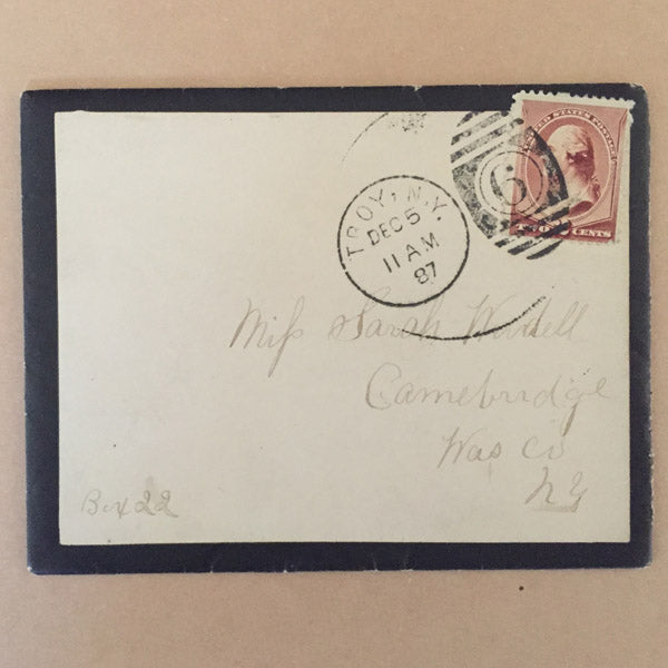 December 5th, 1887 - US American Cover with 2 Cents Brown Washington