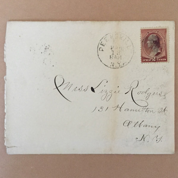 March 18th, 1886 - USA Cover with a 2 Cents Brown