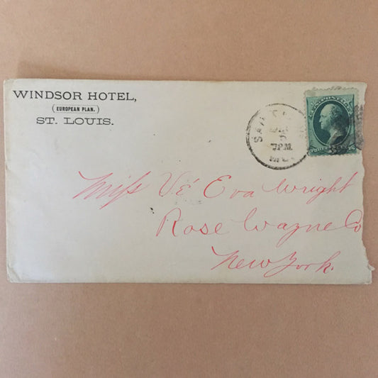 USA Cover with a 3 Cents Green