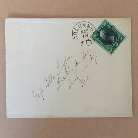 USA Cover with a 3 Cents Green