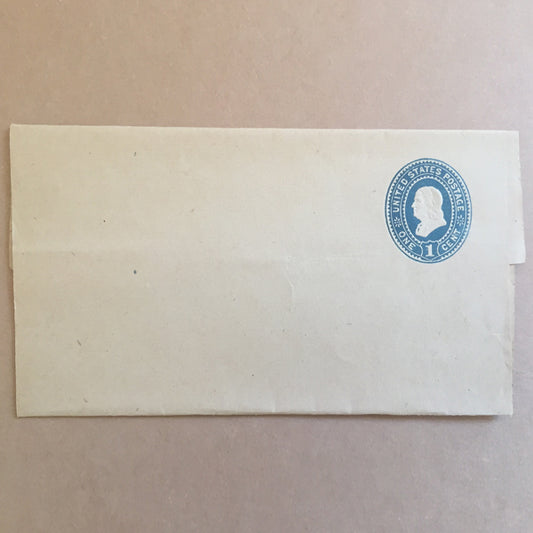 1897-94 Benjamin Franklin US Postal Stationery Cover 1 Cent Blue